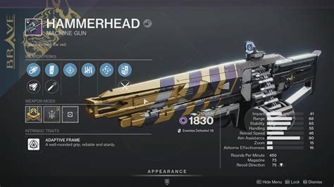 destiny 2 brave weapon god rolls.